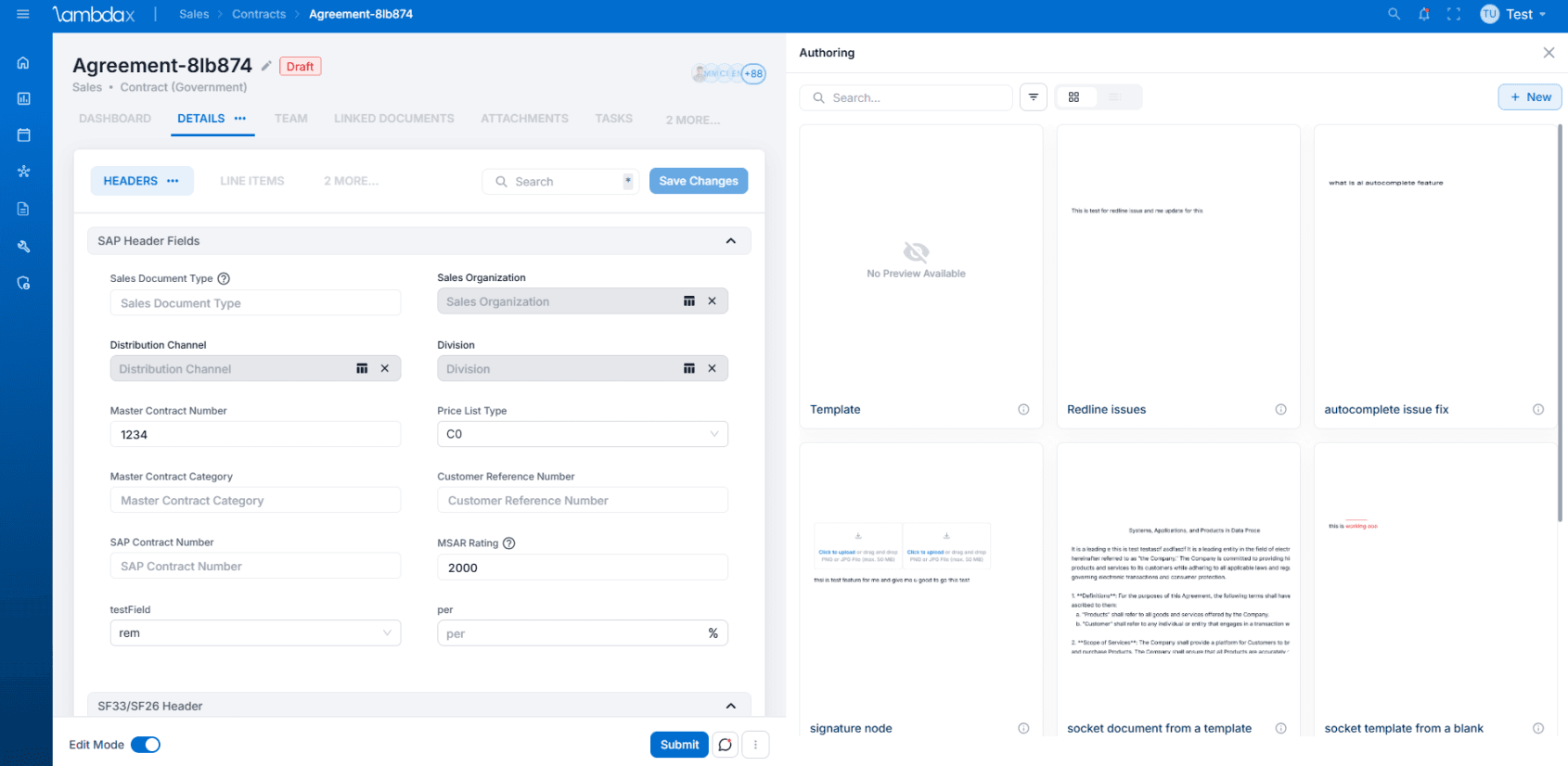 Lamdax's AI rich text editor